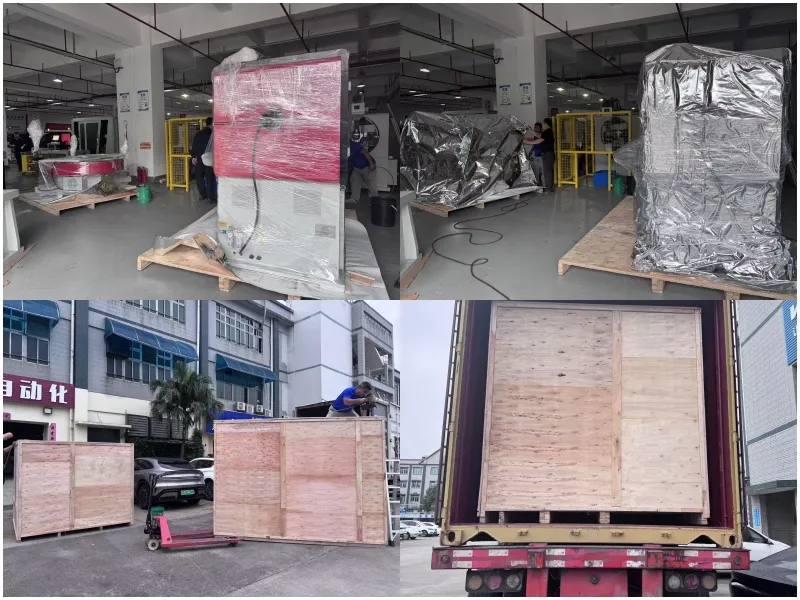 Bending machine wooden box packaging
